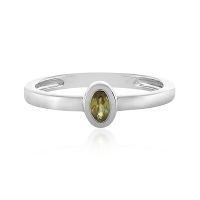 Anello in argento con Sfene