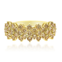 Anello in oro con Diamante Arancione SI2 (CIRARI)