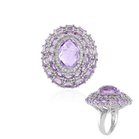 Anello in argento con Ametista Rose de France