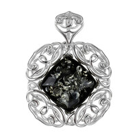 Ciondolo in argento con Ambra Baltica