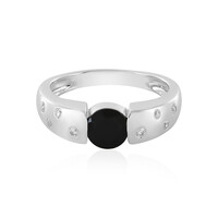 Anello in argento con Tormalina Nera