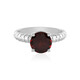 Anello in argento con Granato Mozambico