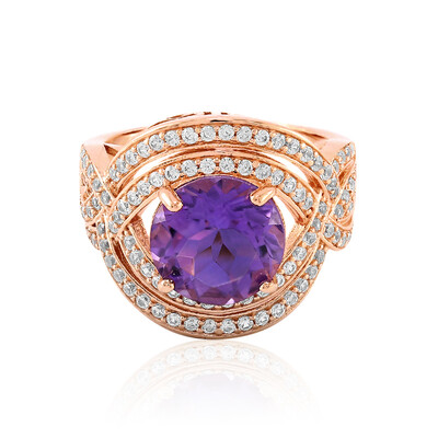Anello in argento con Ametista