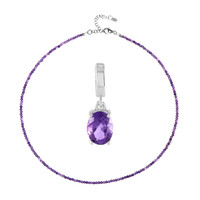 Parure in argento con Ametista