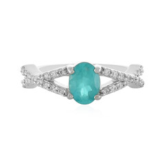 Anello in argento con Apatite Blu