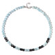 Collana in argento con Acquamarina Brasiliana