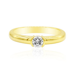 Anello in oro con Diamante IF (D)