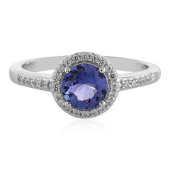 Anello in argento con Tanzanite