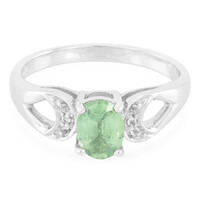 Anello in argento con Cianite Menta