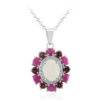 Collana in argento con Opale di Welo