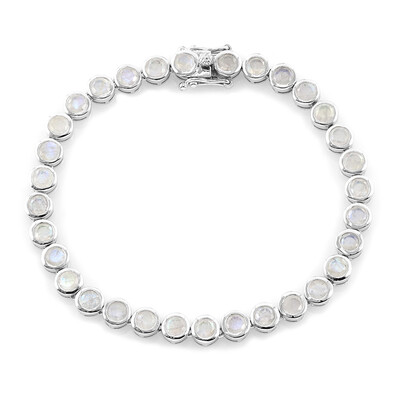 Bracciale in argento con Pietra di Luna Blu (KM by Juwelo)