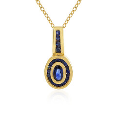 Collana in argento con Zaffiro Blu