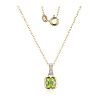 Collana in argento con Peridoto