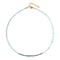 Collana in argento con Acquamarina