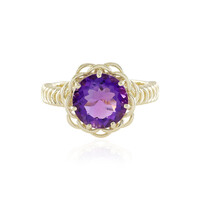 Anello in oro con Ametista Uruguay (Ornaments by de Melo)