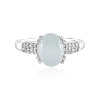 Anello in argento con Acquamarina Brasiliana