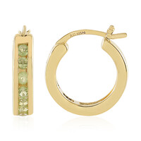 Orecchini in argento con Peridoto