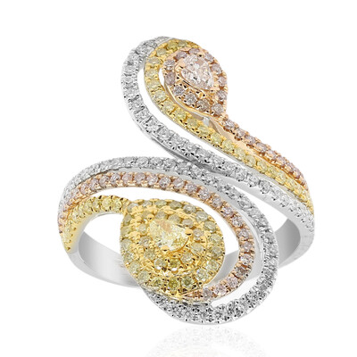 Anello in oro con Diamante Giallo SI2 (CIRARI)