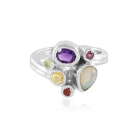Anello in argento con Opale di Welo
