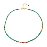 Collana in argento con Smeraldo Zambia