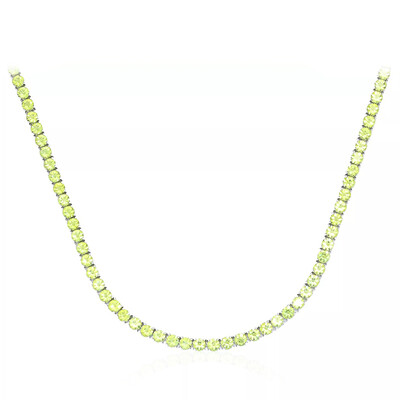 Collana in argento con Peridoto