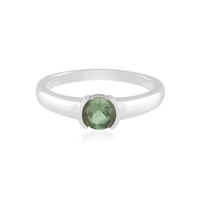 Anello in argento con Apatite Cromo