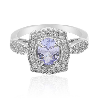 Anello in argento con Tanzanite