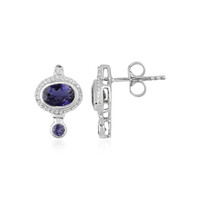 Orecchini in argento con Iolite