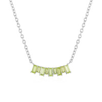 Collana in argento con Peridoto