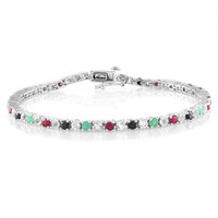 Bracciale in argento con Smeraldo Socoto