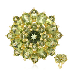 Anello in argento con Peridoto