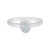 Anello in argento con Opale di Welo