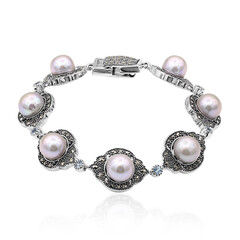 Bracciale in argento con Perla di Acqua Dolce (Annette classic)