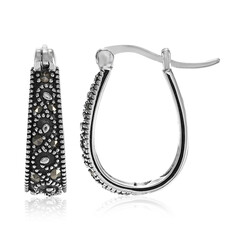 Orecchini in argento con Marcassite