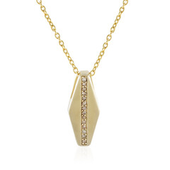 Collana in argento con Diamante Champagne I2