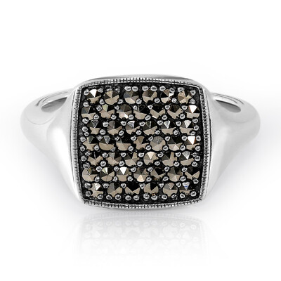 Anello in argento con Marcassite