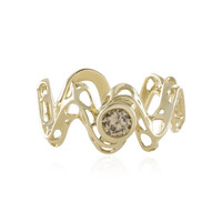 Anello in oro con Diamante Champagne I2 (Ornaments by de Melo)