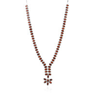 Collana in argento con Granato Mozambico