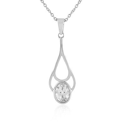 Collana in argento con Danburite