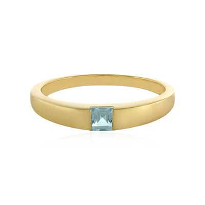 Anello in argento con Topazio Blu Cielo