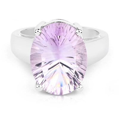 Anello in argento con Ametista Rose de France