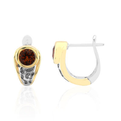 Orecchini in argento con Citrino Madeira (Remy Rotenier)
