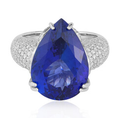 Anello in oro con Tanzanite AAA (de Melo)