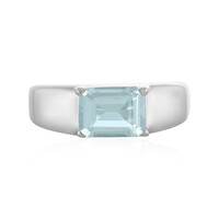 Anello in argento con Topazio Blu Cielo