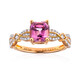 Anello in oro con Diasporo Rosa (AMAYANI)