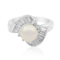 Anello in argento con Perla di Acqua Dolce