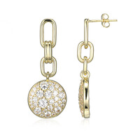 Orecchini in argento con Zircone (Adela Silber)