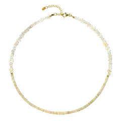 Collana in argento con Opale di Welo