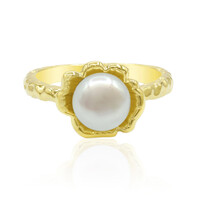 Anello in argento con Perla di Acqua Dolce (TPC)