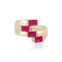 Anello in oro con Rubino Mozambico (Adela Gold)